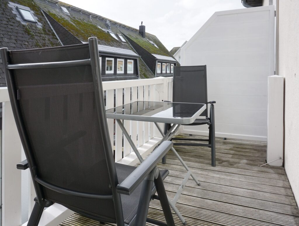 Balkon in Ferienwohnung auf Sylt