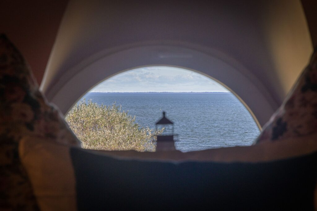 Ausblick aus Ferienwohnung in Keitum auf Sylt